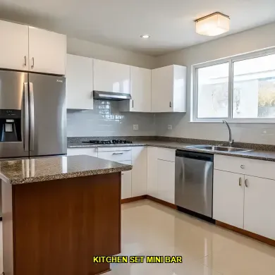 kitchen set mini bar